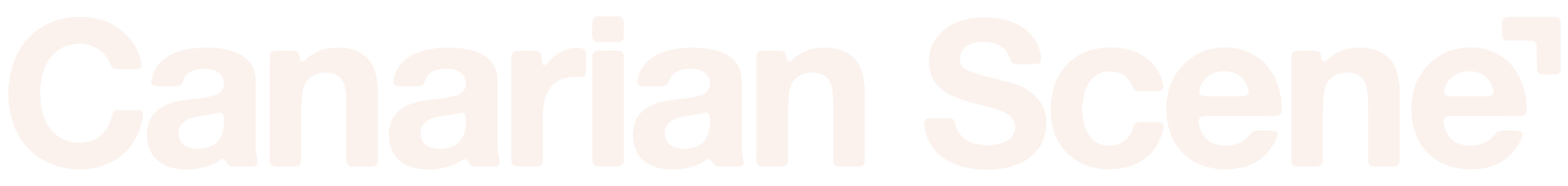 Logo Canarian Scene en color beige