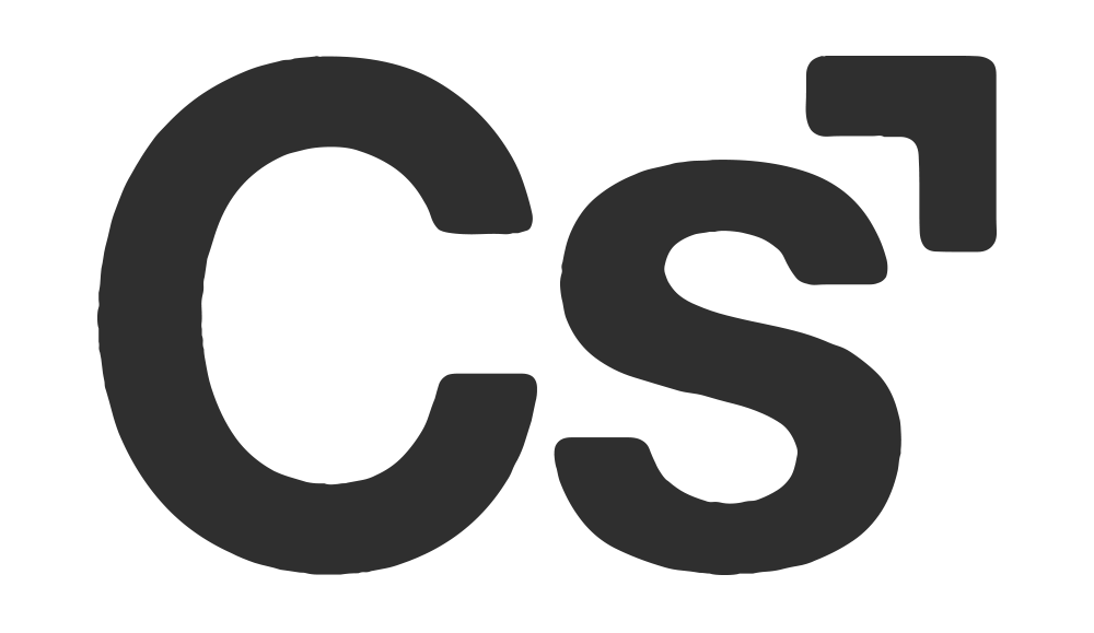 Logo con las iniciales CS de la empresa Canarian Scene de turismo sostenible.
